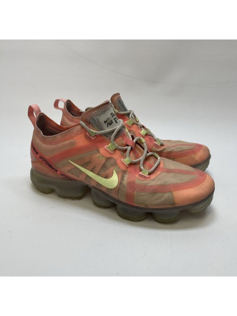 Nike Womens Air VaporMax AR6632-602 2019 Pink Tint Running Shoes Sneakers Size 9